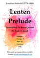 Lenten Prelude P.O.D cover